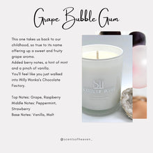 Load image into Gallery viewer, Bubble-Gum Delicious Grape Scented Candles