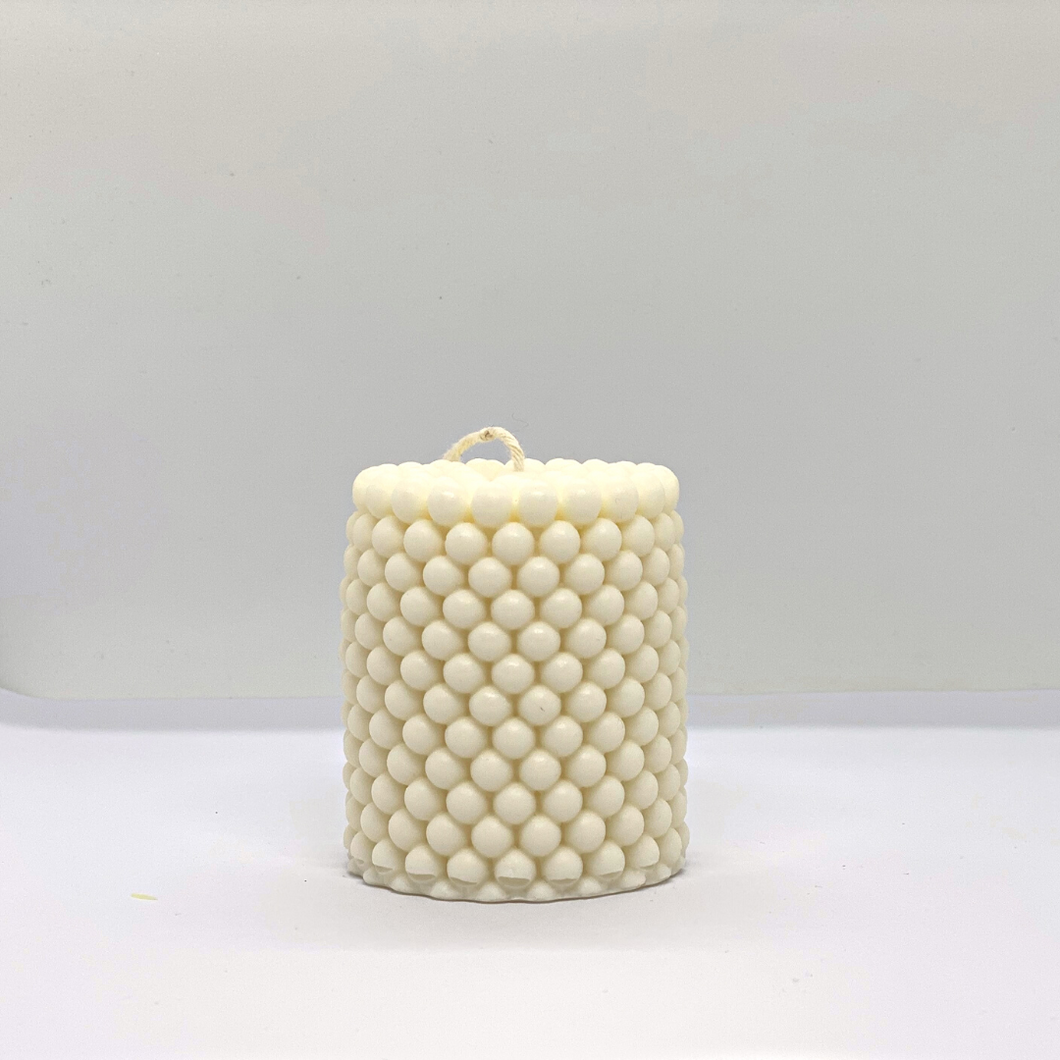Tall Bubble Candle - Natural