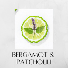 Load image into Gallery viewer, Bergamot and Patchouli Scented Candles