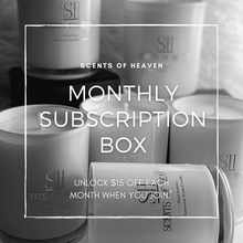 Load image into Gallery viewer, Scents of Heaven Monthly Subscription Box - Save $15 each month.
