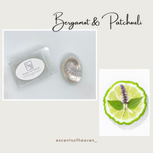 Load image into Gallery viewer, Bergamot and Patchouli Soy Wax Melts