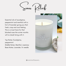 Load image into Gallery viewer, Sinus Relief Scented Candles