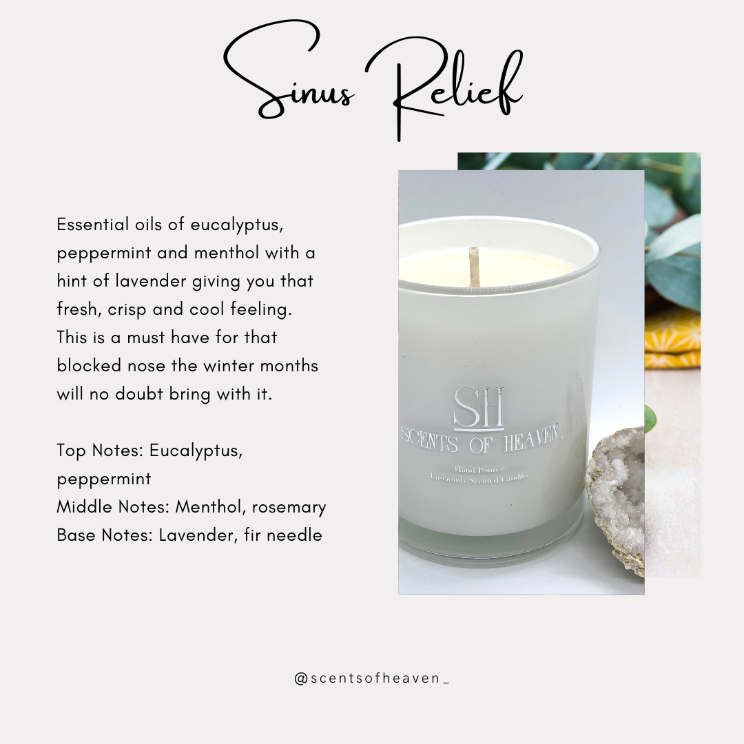 Sinus Relief Scented Candles Scents of Heaven Shop Now