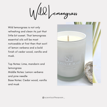 Load image into Gallery viewer, Wild Lemongrass Scented Candles
