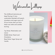 Load image into Gallery viewer, Watermelon Lollipop Scented Candles