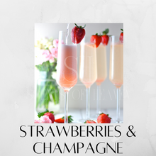 Load image into Gallery viewer, Champagne and Strawberries Scented Candles
