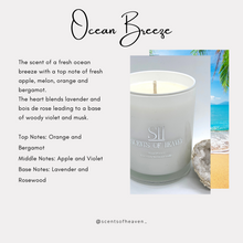 Load image into Gallery viewer, Ocean Breeze Scented Candles