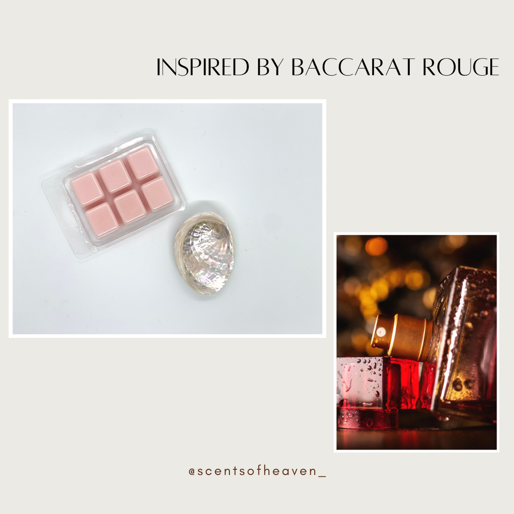Inspired by Baccarat Rouge Wax Melts