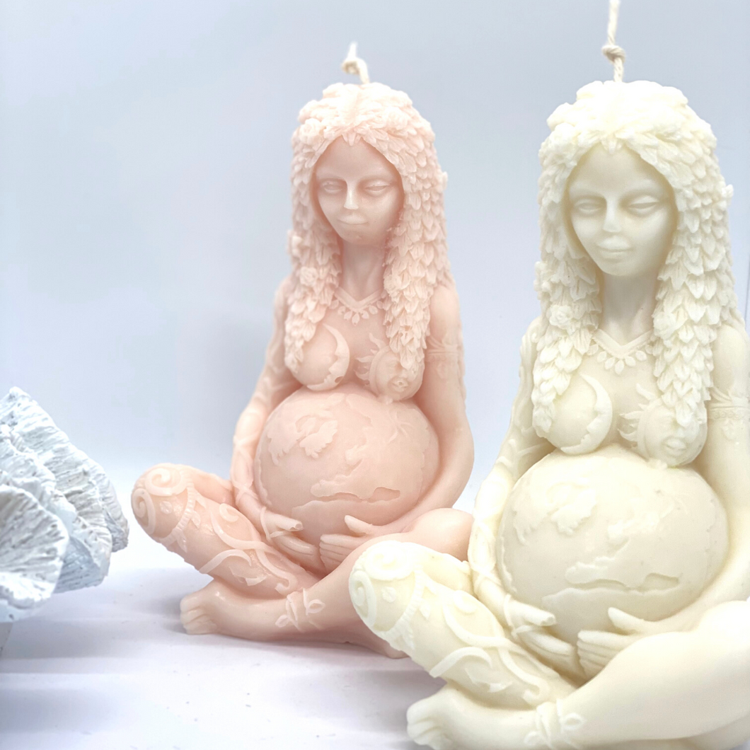 Mother Earth Pregnancy Candle - Natural