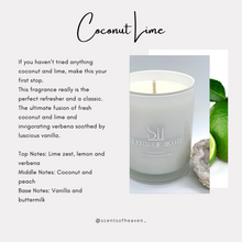 Load image into Gallery viewer, Coconut Lime Scented Candles
