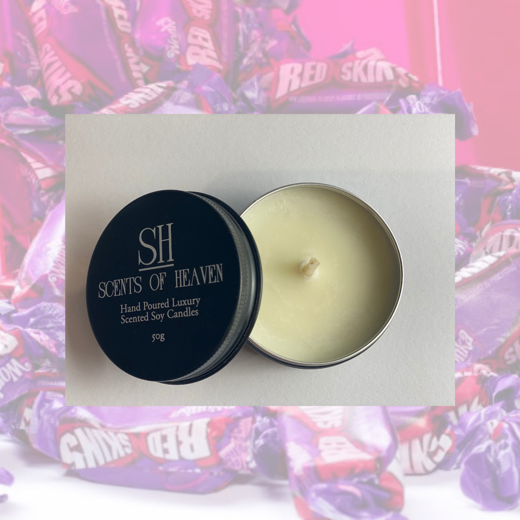 Red Skin Lollies Soy Wax Mini Pots