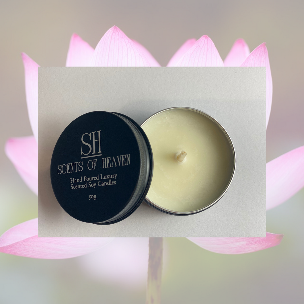 Lotus Flower Soy Wax Mini Pot