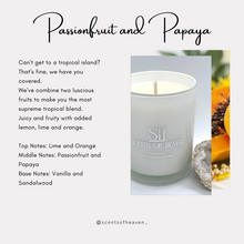 Load image into Gallery viewer, Passionfruit and Papaya Scented Candles
