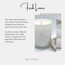 Load image into Gallery viewer, Fresh Linen Scented Candles
