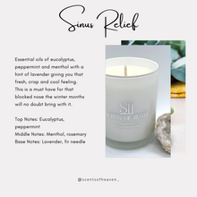Load image into Gallery viewer, Sinus Relief Scented Candles
