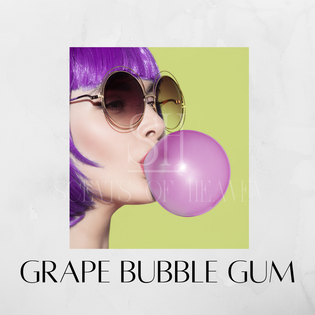 Grape Bubble Gum Scented Candles