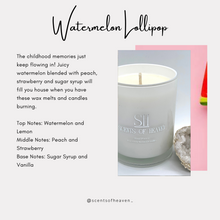 Load image into Gallery viewer, Watermelon Lollipop Scented Candles
