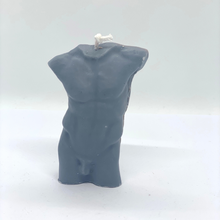 Load image into Gallery viewer, Hercules Scented Male Torso Candle - Natural

