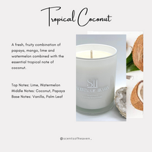 Load image into Gallery viewer, Tropical Coconut Scented Candles
