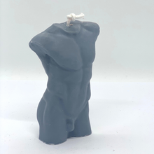 Load image into Gallery viewer, Hercules Scented Male Torso Candle - Natural
