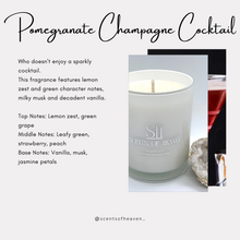 Load image into Gallery viewer, Pomegranate Champagne Cocktail Scented Candles
